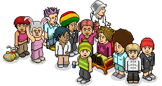 group of habbos 318