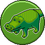 sticker buttonCroc