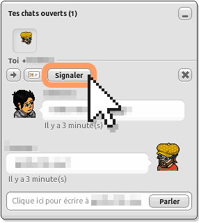 Rapporter un Habbo depuis la console