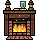 Rare Atmospheric Fireplace