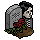 Alleine auf dem Friedhof