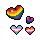 HabboQuests LGBTQ+ Pride Rainbow Maze Bonus Badge