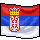 Badge de la serbie