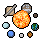 Placa Raro Sistema Solar
