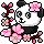 Osito panda primaveral