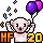 NLB99: Fevie de mascotte feestte ook mee met 20 jaar HabboFever!