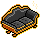 Regal Black Throne Sofa