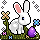 pasqua - [22/03/2024] Distintivi coniglietti, acconciature, Pasqua TC764