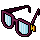 Hairaru's glasses