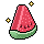 A watermelon. Thanks HabboBites...