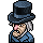 [ALL] Habbo Natale: Distintivo Segreto Ebenezer Scrooge #11 X1719