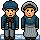 Geheime Badge 1/11 - Peter & Martha Cratchit