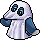 Habbo Xmas 2022 - Ghost Sheet Penguin