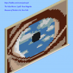 Block Masterpiece - The False Mirror - Renee Magritte