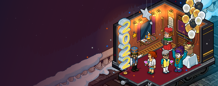 ¡fiesta De Año Nuevo Global Habbo