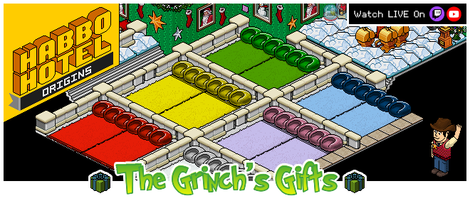 Incoming event: The Grinch’s Gifts!